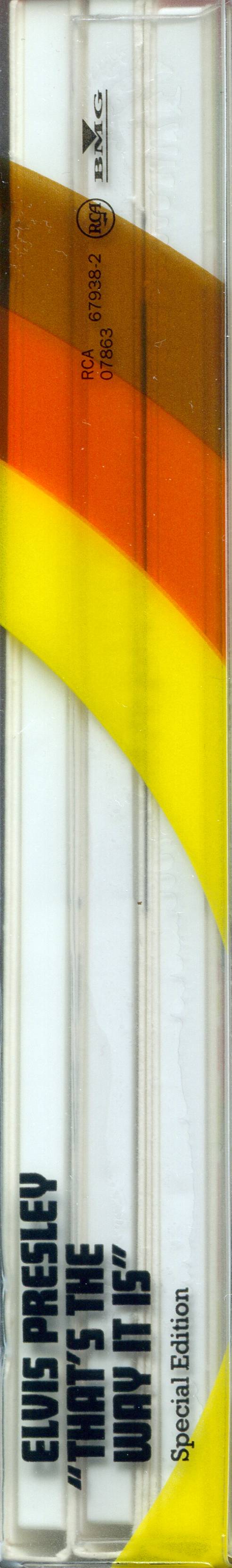 Elvis Presley Thats The Way It Is Special Edition [box bottom]